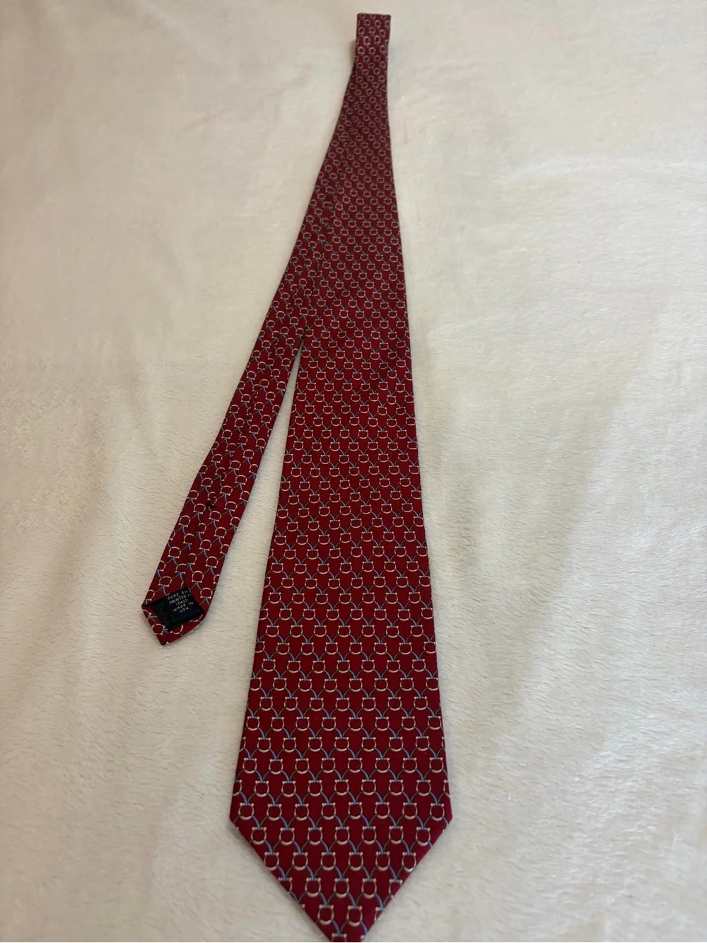 Brooks Brothers Red Geometric Silk Tie
